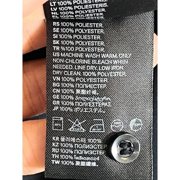 H & M Top Women 12 Blue Floral Western Boho Retro Classic Flowy Summer Concert - Picture 13 of 15